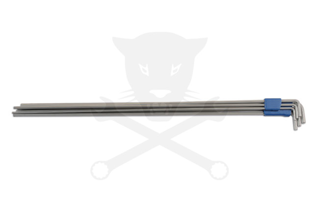 Imbuszkulcs készlet 6 db-os extra hosszú 600 mm-es - Laser