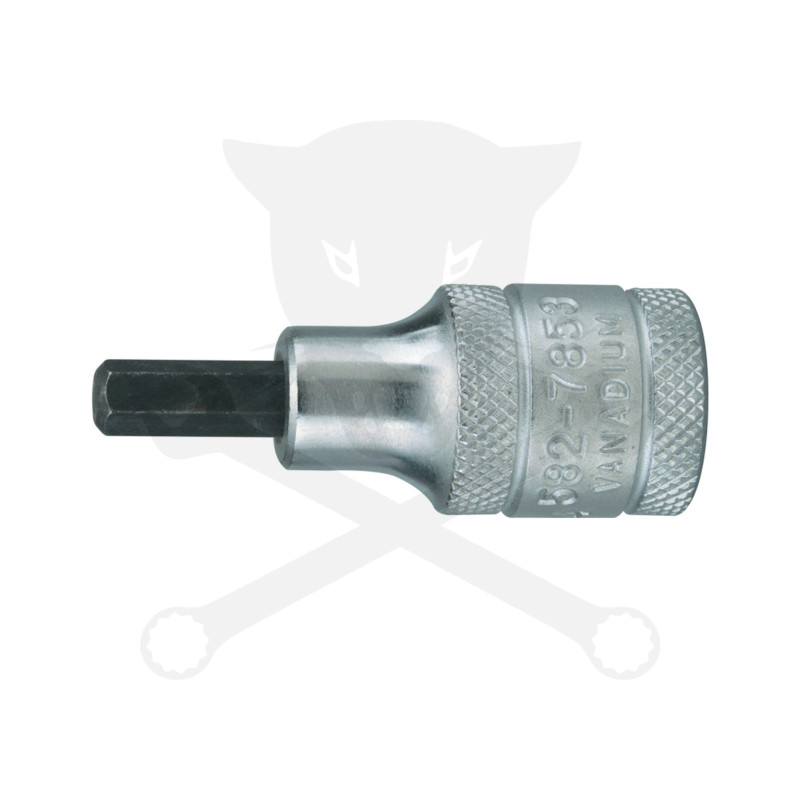 Rátűzőkulcs - crowa+bit 1/2" imbusz 1/4" rövid - Kennedy