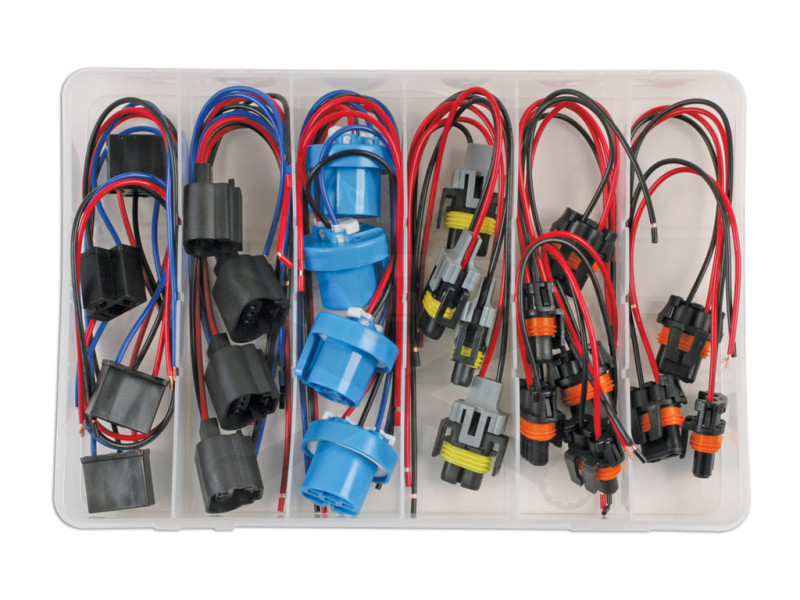 Csatlakozó készlet - Ford és GM fényszóró csatlakozó +vezeték- 24r.