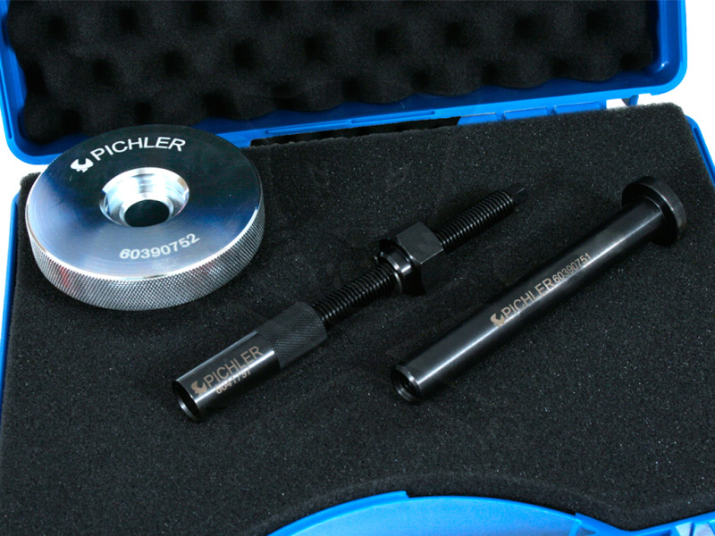 Pichler izzító gyertya kihúzó univerzális megfogó fej + kalapács készlet
