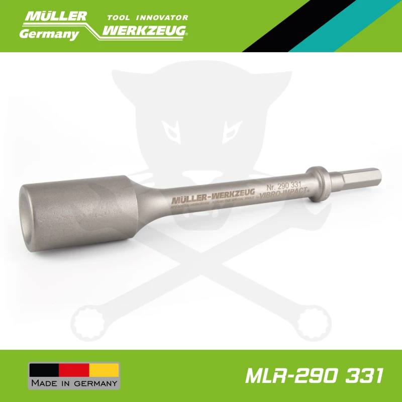 Vibro kalapács XL-hez 1 db Vibrációs Ütőszár-homorú 300mm-MÜLLER