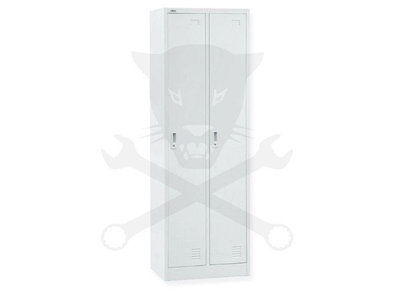 Öltözőszekrény - 2 emberes - 2 hosszúajtós kivitel 1850x600x450mm