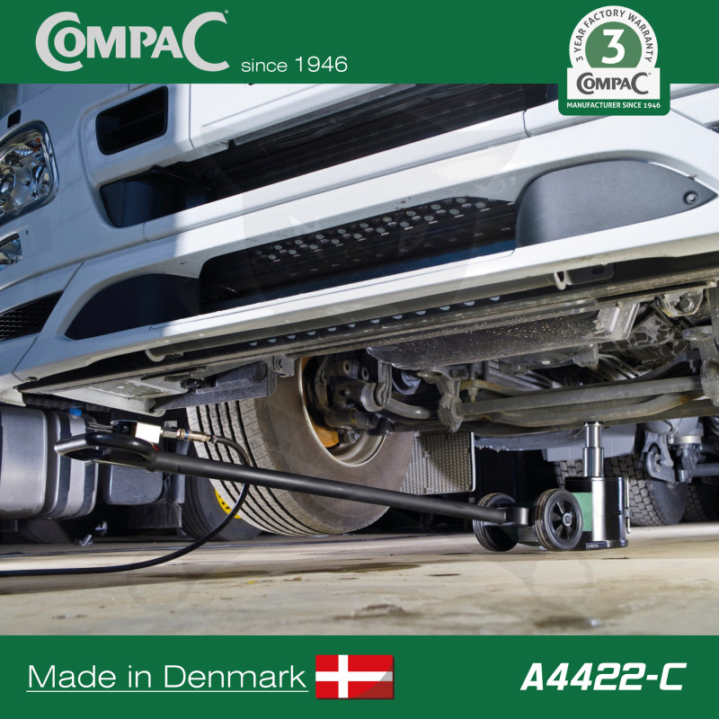 Emelő levegős 44/22 t - dupla teleszkópos - 217-467 (667) mm COMPAC (A4422-C G6)