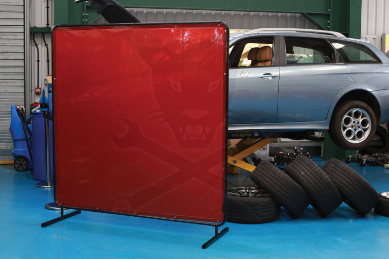 Hegesztőfüggöny 1740 x 2340 mm DIN EN1598