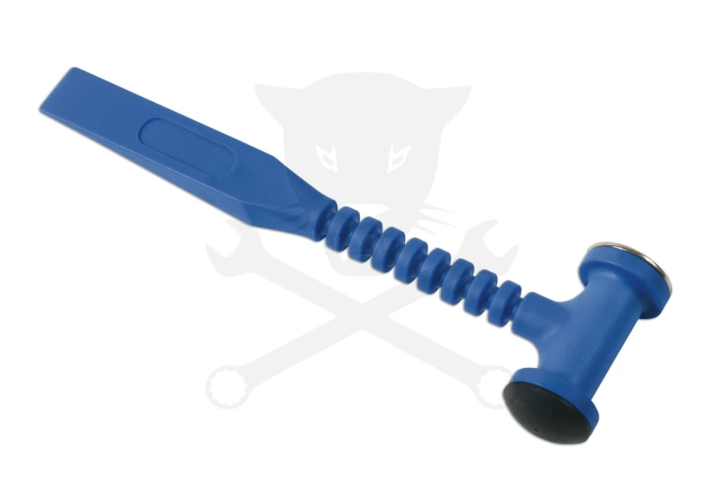 Kalapács precíziós MINI 90x17 mm gumi és acél fej - Laser