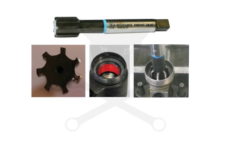 Pichler menetfúró spec. M17 x 1,0 mm x 7 ÉLŰ porlasztó belső meneth.