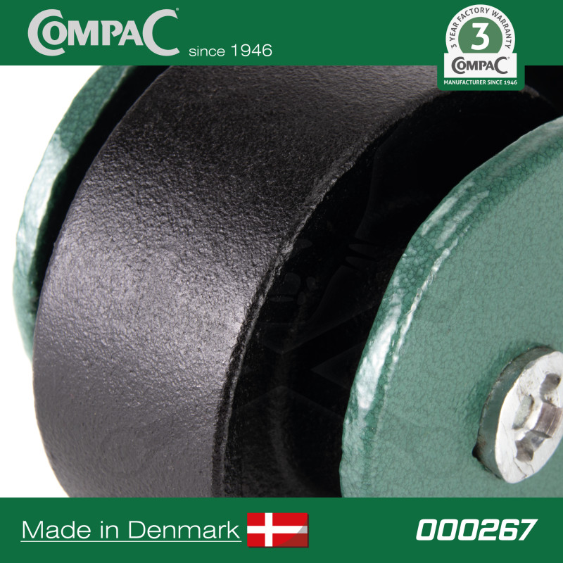 Javító alkatrész Compac Krokodil emelőhöz - Hátsó forgó kerék 10-12-15T