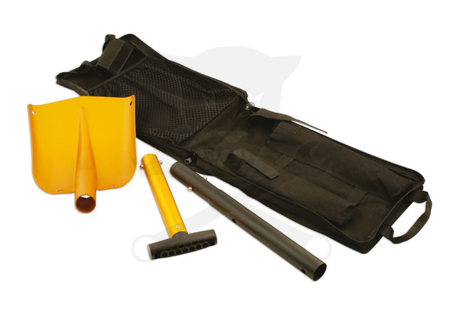 Hólapát gépjárműbe, szétszedhető, alumínium 820 mm -Laser Tools -TS20