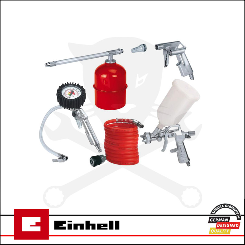 Levegős szerszám/tartozék készlet 5 db-os Einhell