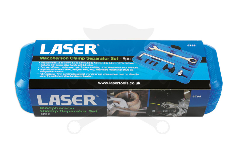 Lengéscsillapító McPherson csonkállvány szétfeszítő kulcs készlet