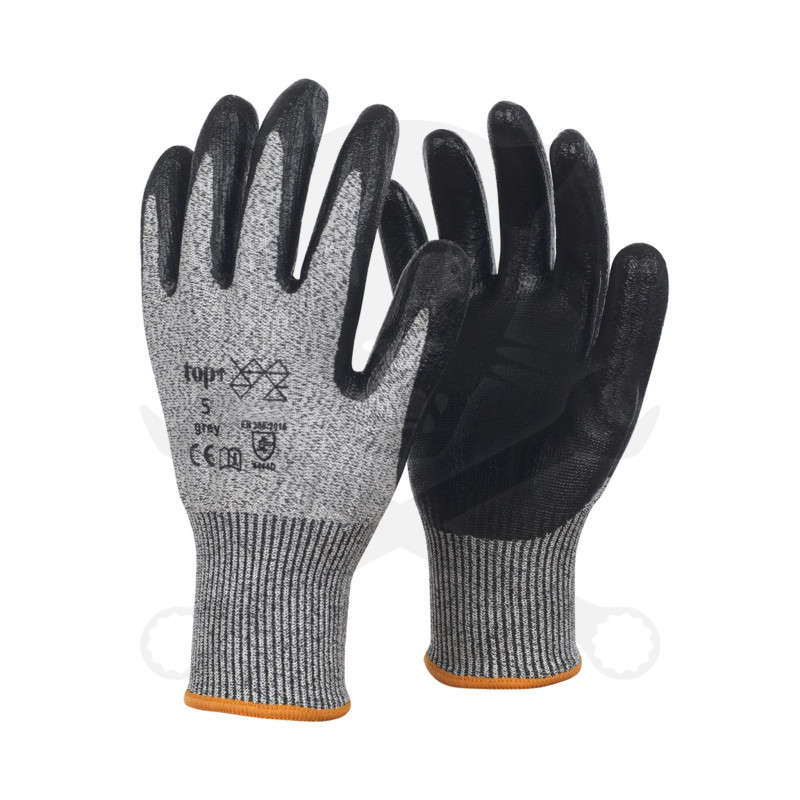 Vágásbiztos kesztyű  8/M-es Vágásbiztos, nitril mártott