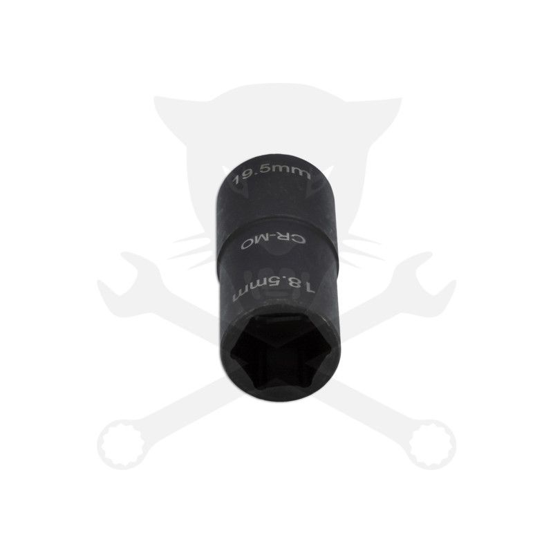 Kerékanyakulcs kétfejű 1/2" 18,5-19,5 mm -Ford króm kupakokhoz- Laser