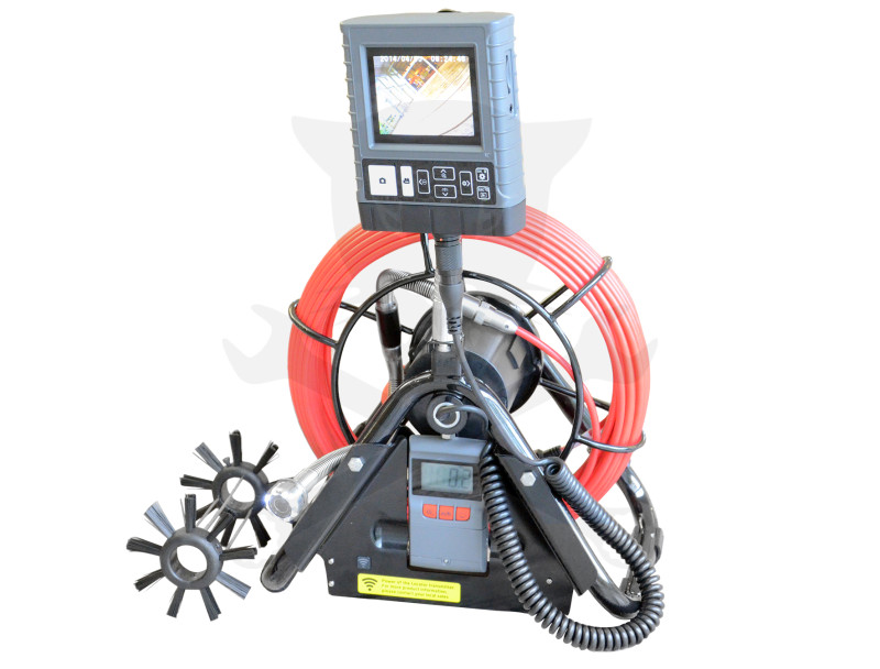 Videoszkóp - inspekciós kamera 28 mm-es IP68 30 m-es csővizsgáló készlet