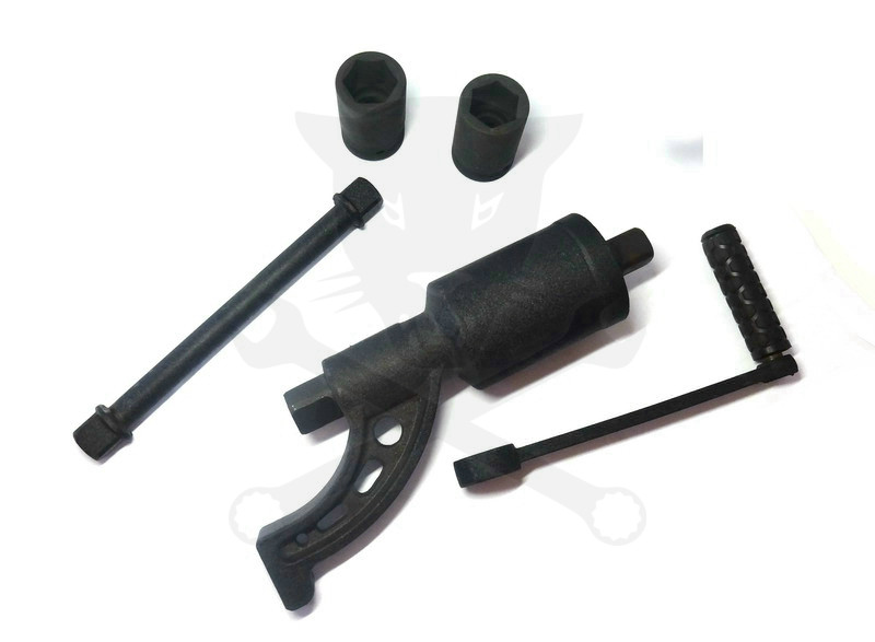 Nyomatéksokszorozó készlet 1:58 áttételes - teherautós fekete