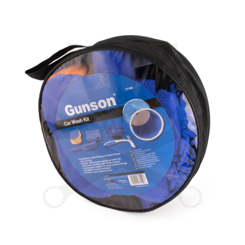 Autómosó 6 db-os készlet összecsukható vödörrel Veterán járművekhez BF22