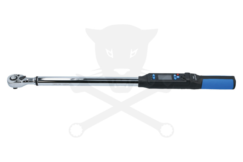 Nyomatékkulcs, digitális 068-340 Nm 1/2" + szögmérő 2:1-ben - Laser