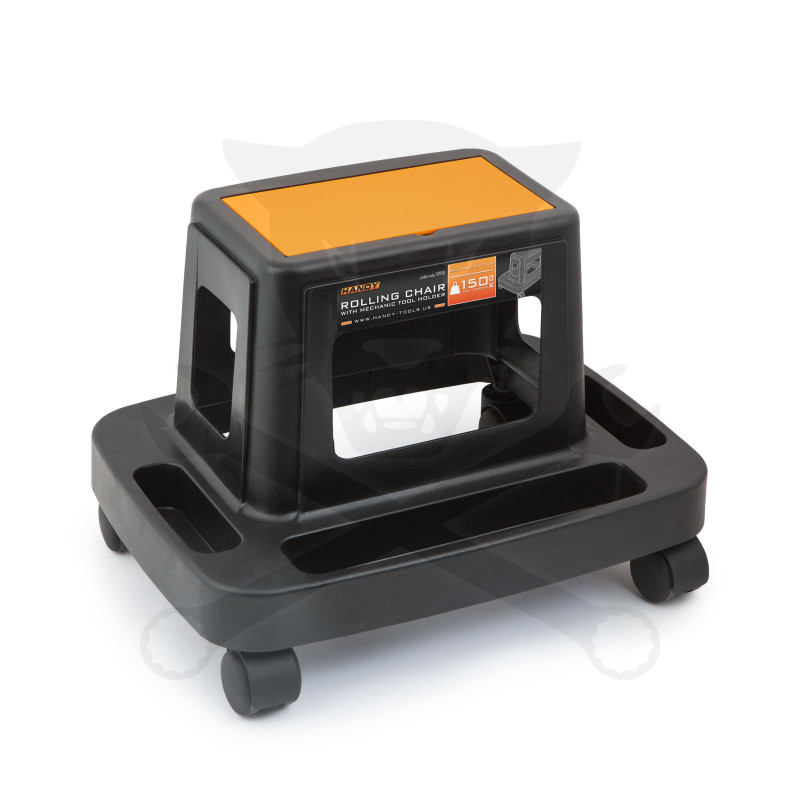 Szerelőszék műanyag szerszámtartós +1 tároló