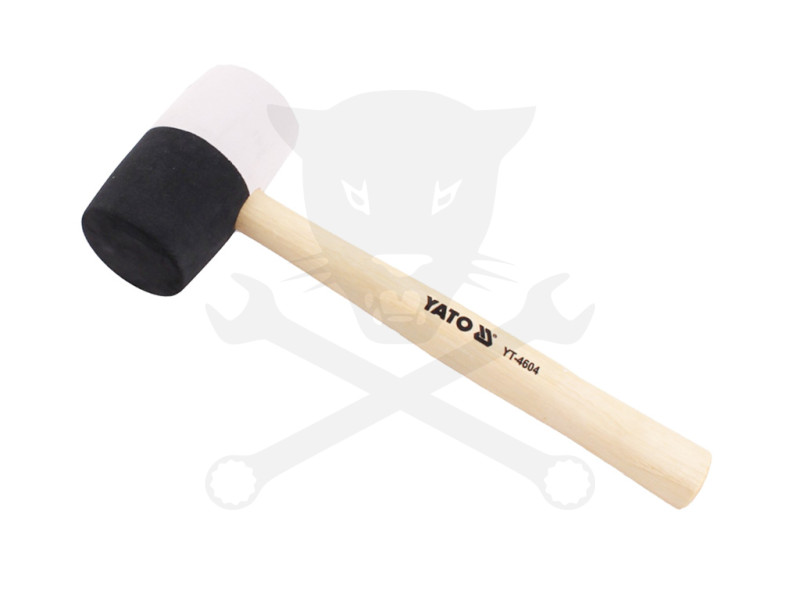 Kalapács gumi  63 mm - 780 g FEKETE-FEHÉR - Yato