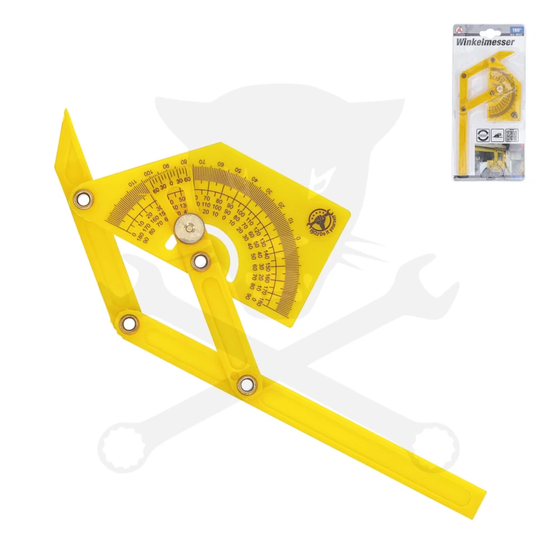 Szögmérő, műanyag 0-180° - BGS