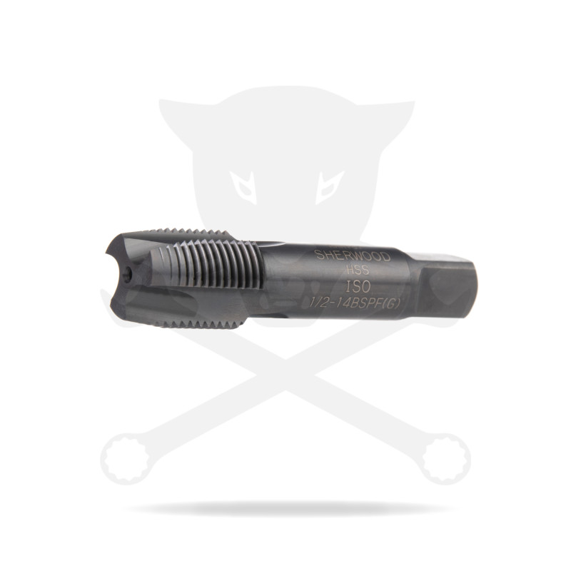 Menetfúró gépi 1/2" x 14 BSPF csőmenetekhez HSS egyenes h. - SHR
