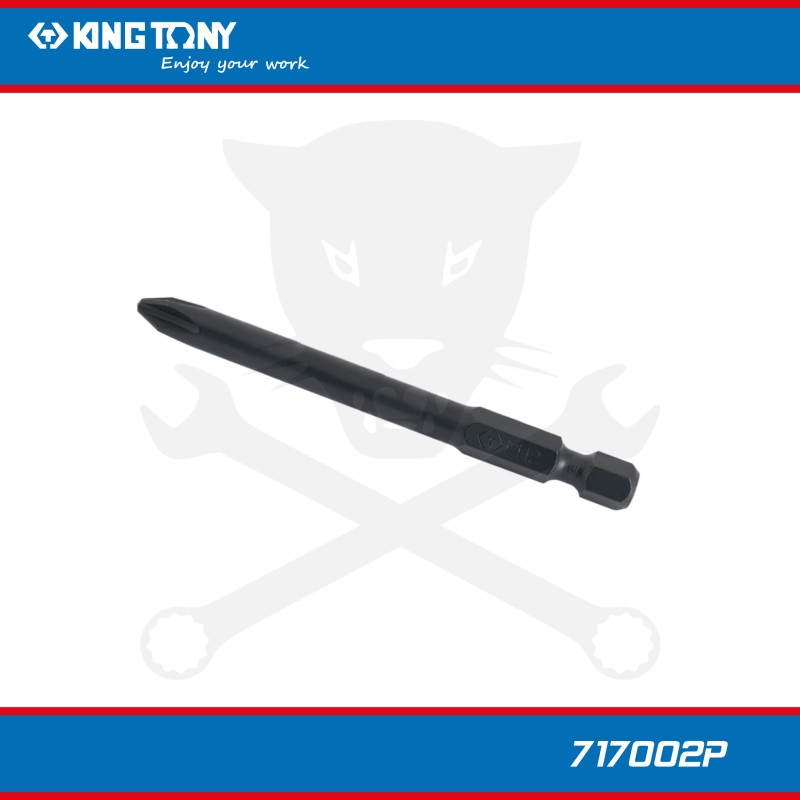 Bit, gépi PH2 x 70 mm hosszú ipari - KingTony