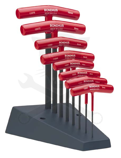 Imbuszkulcs készlet T-mark. gömbv. 2-10 mm - BTX80M/S Bondhus