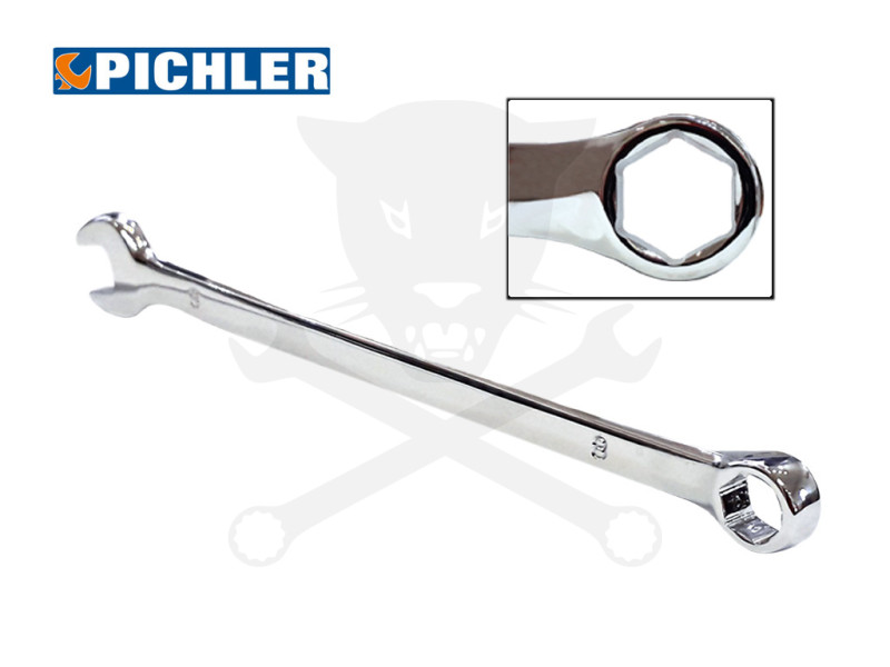 Csillag-villáskulcs  - HATLAPÚ -  8 mm x 140 mm - 15 fokos