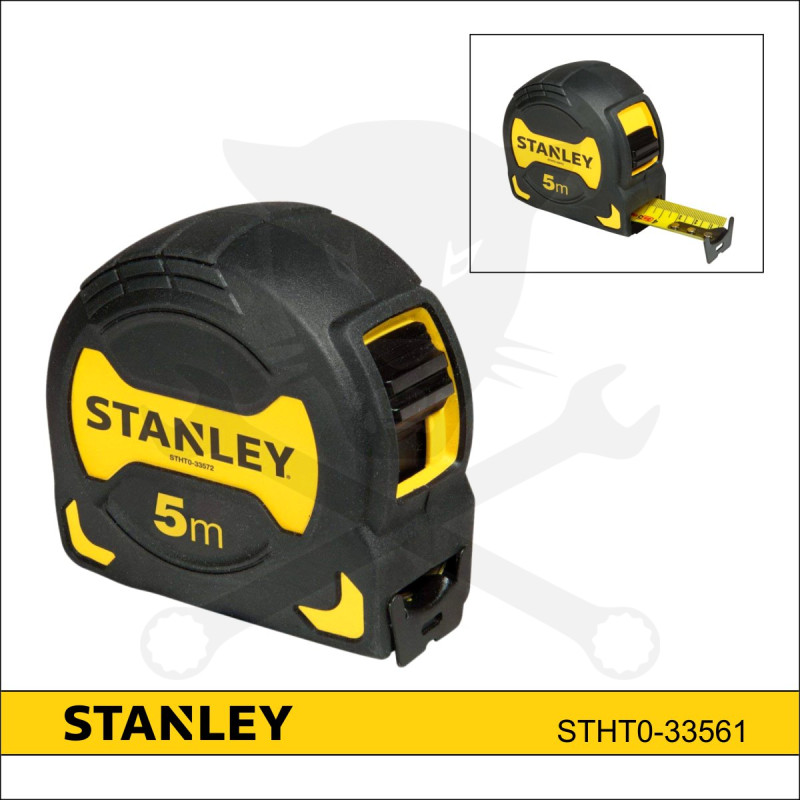 Mérőszalag   5 m x 28 mm gumírozott GripTape - Stanley