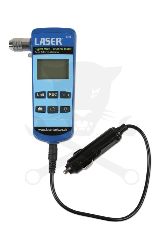 Digitális multi teszter Keréknyomás-Akkumulátor-Generátor