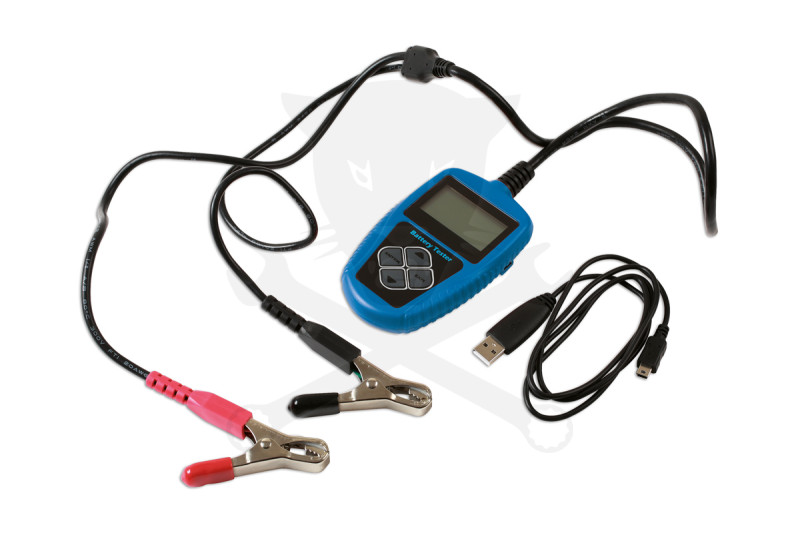 Akkumulátor teszter digitális 12 V -PROFI- 6 funkciós