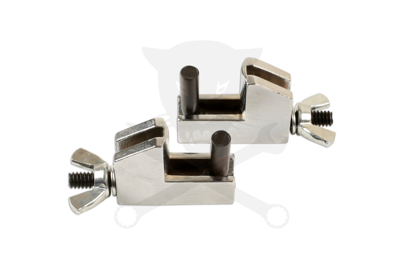 Tömlőszorító fogó készlet FÉM 2 részes, ezüst 0-15 mm