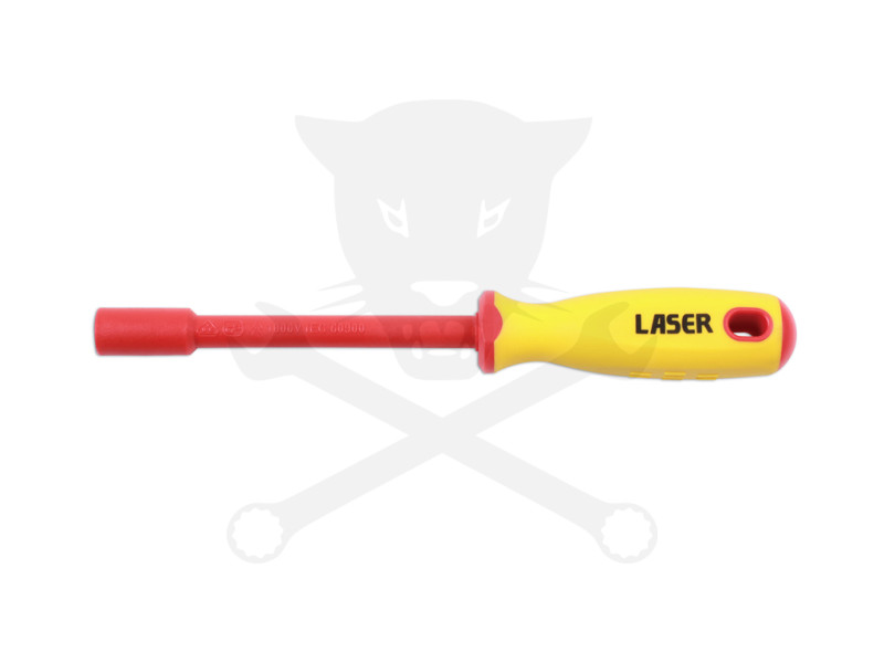 Szigetelt VDE 1000 V-os dugókulcs csavarhúzó 6 lapú  5 mm-es