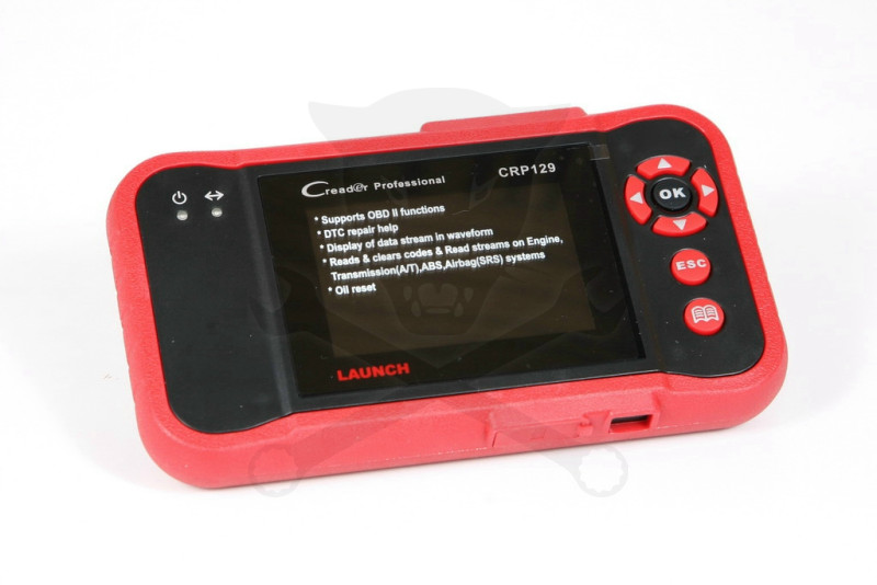 Diagnosztikai műszer Launch motor-váltó-ABS-légzsák-szervízinterv-fék