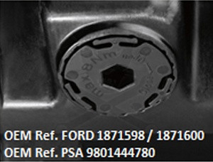 Olajleeresztő kulcs készlet műanyag olajcsavarokhoz 4:1 VAG-FORD-BMW-PSA