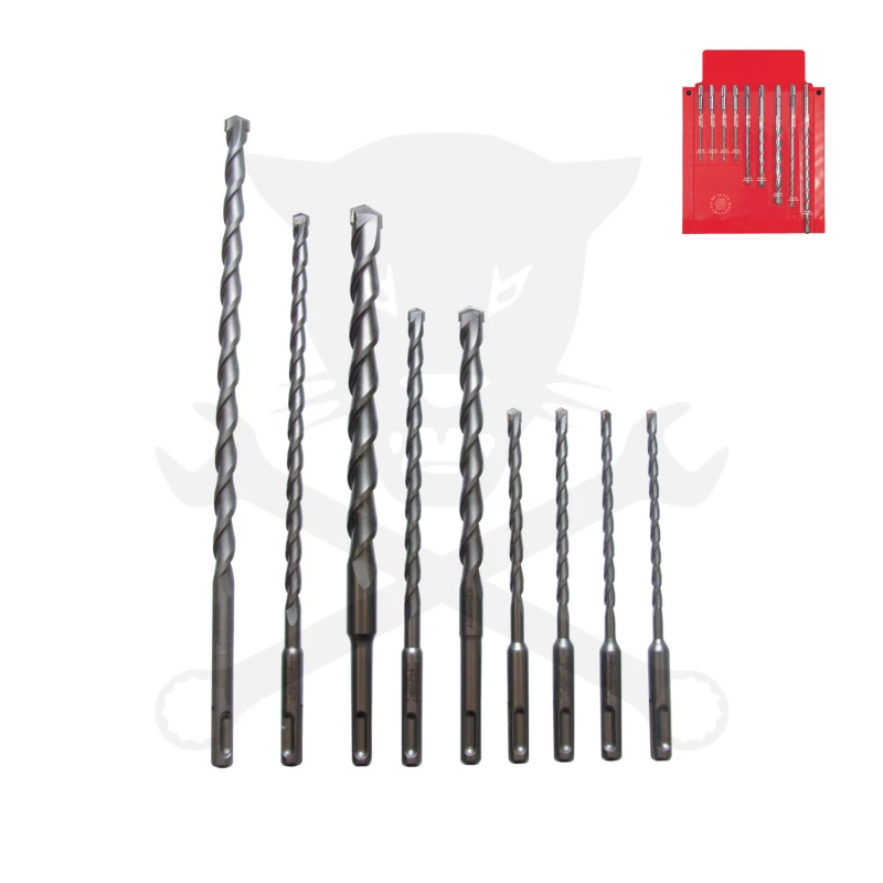 Kőzetfúró készlet  9 db-os - SDS-plus - Kennedy