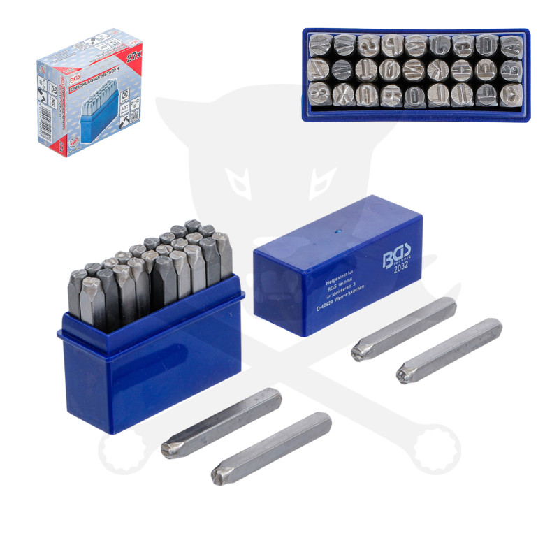 Beütő készlet BETŰ  5 mm-es BGS