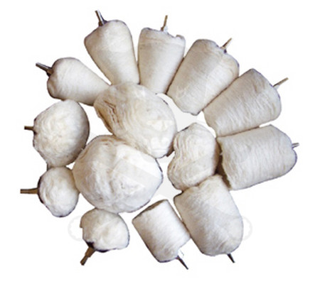 Polírozó fej készlet, csapos, fúrógépbe fogható 14 db-os - BGS