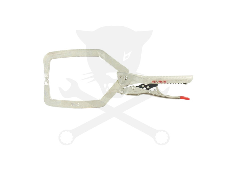 Patent fogó full-automata önzáró C-pofás gömbvégű 254 mm 10"-Hubitools