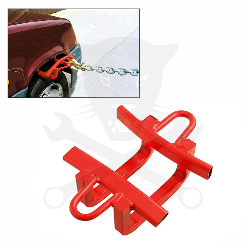 Karosszéria húzató horog sárvédő ívhez - kicsi - 1.5 tonnás