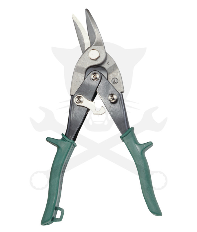 Lemezolló Genius jobbra vágó - zöld