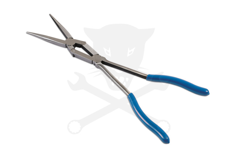 Fogó hosszúcsőrű - áttételes - félkerek 350 mm