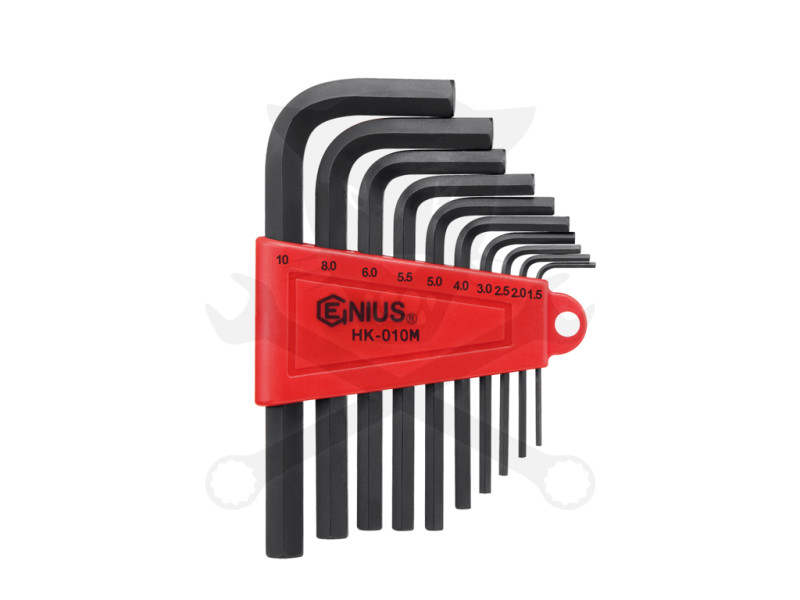Imbuszkulcs készlet 10 db-os Genius