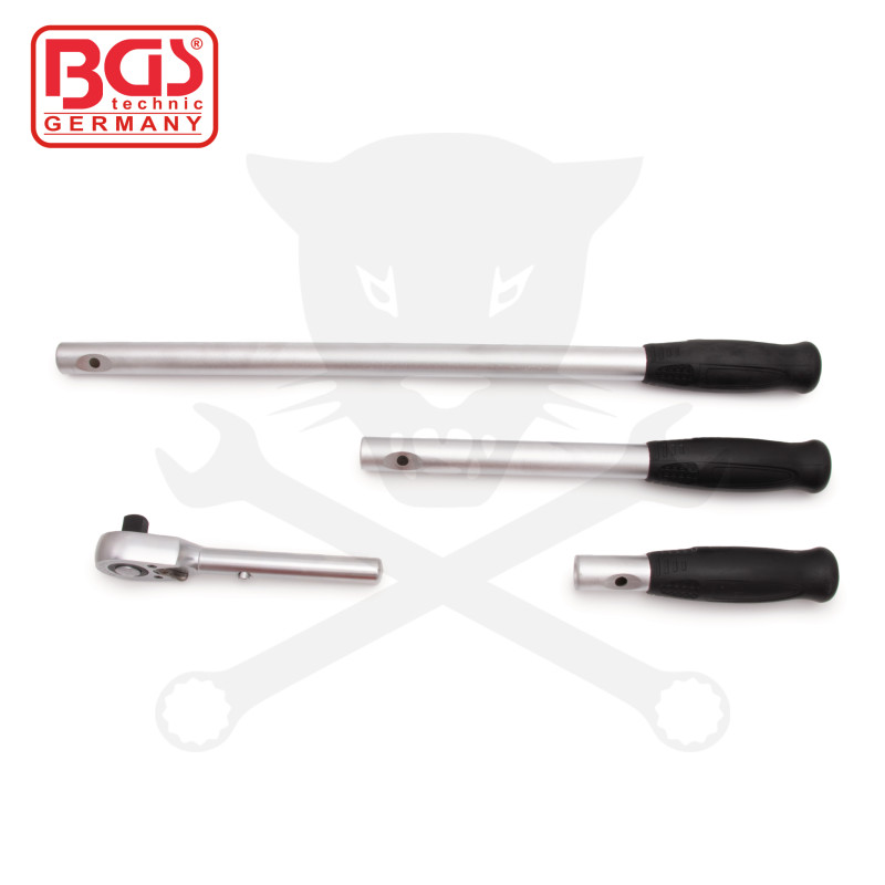 Crowa racsnis kulcs 1/2" cserélhető nyelű 4 db-os készlet BGS