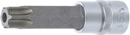 Rátűzőkulcs - crowa+bit 1/2" torx, furatos TPX80 x 100 mm BGS