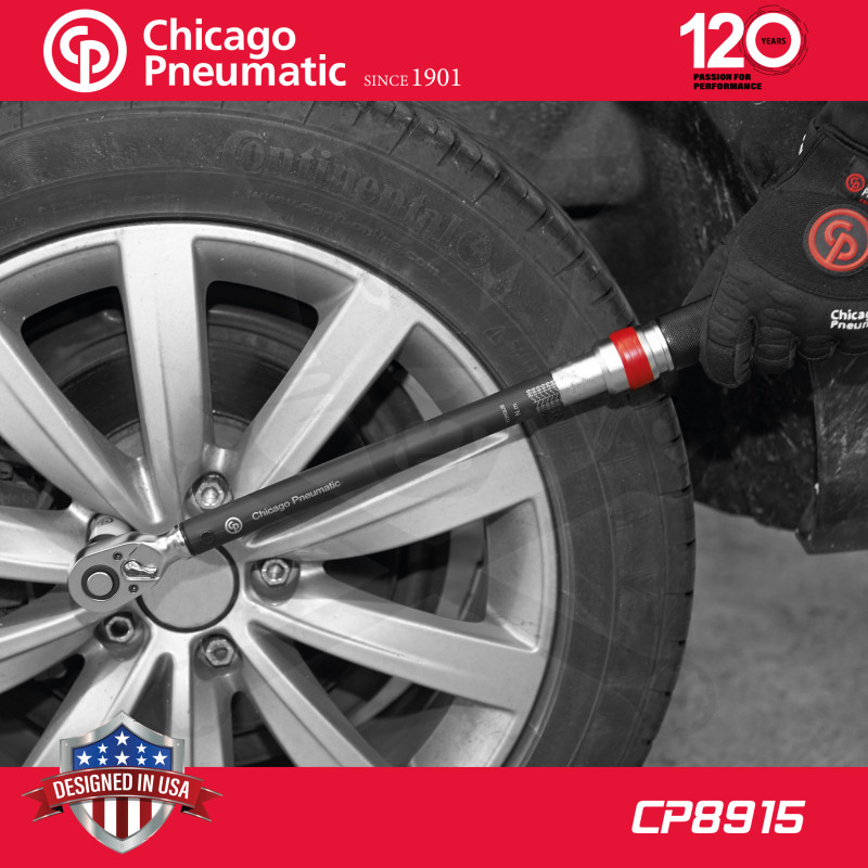 Nyomatékkulcs 040-200 Nm 1/2" - kalibrálva - Chicago (CP8915)