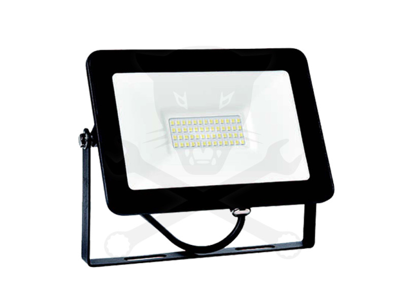 Fényvető LED  50 W - 4000 lm / 5500K - hideg fekete ELMARK