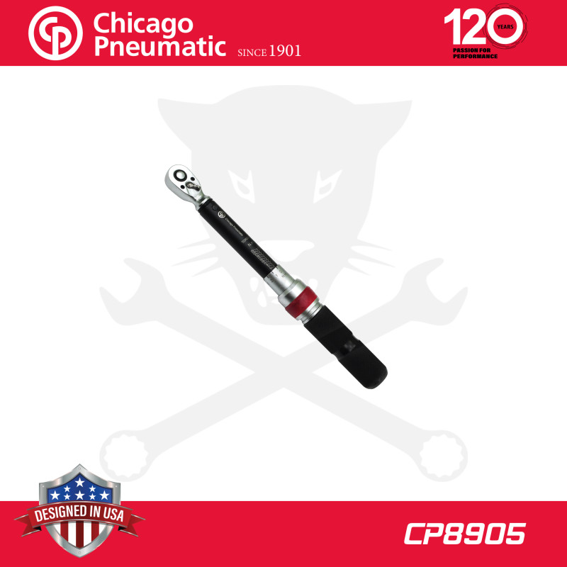 Nyomatékkulcs   5-25 Nm 1/4" - kalibrálva - Chicago (CP8905)