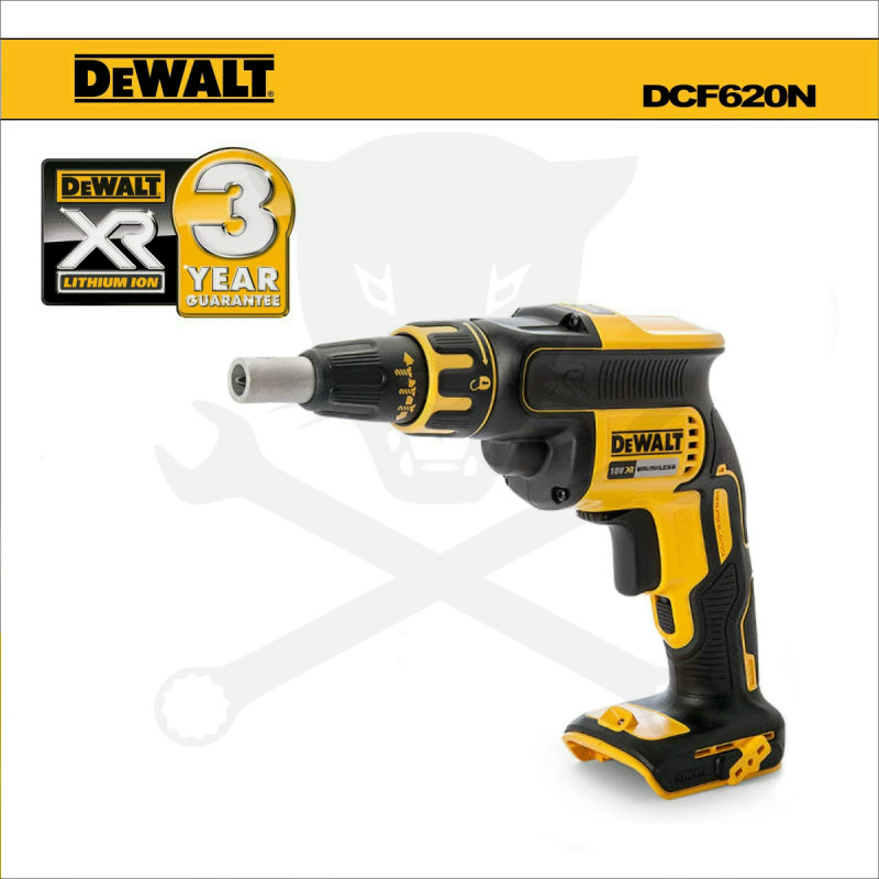 Gipszkarton-csavarozó, akku nélkül 18V - 6.35 mm DeWalt