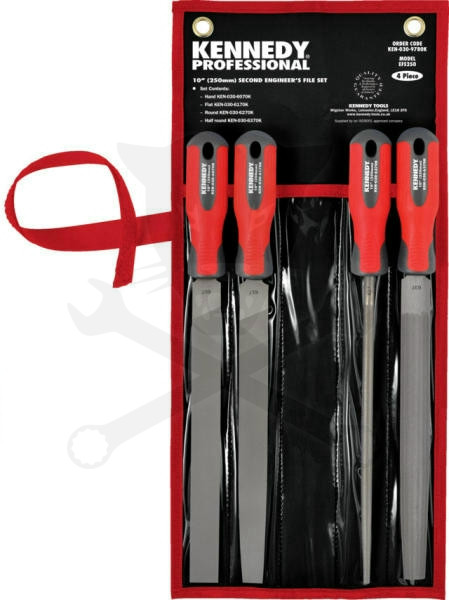 Reszelő készlet 250 mm-es nyelezett 2-es közepes félsimító készlet (KEN-030-9780K)