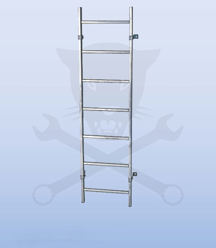 Aknalétra ACÉL létrafokos - 300 mm - 1x11 fokos - Krause STABILO